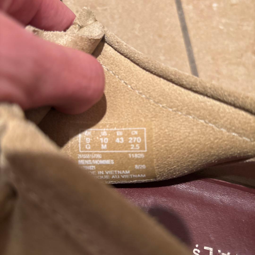 Clarks ワラビー 27cm ベージュ