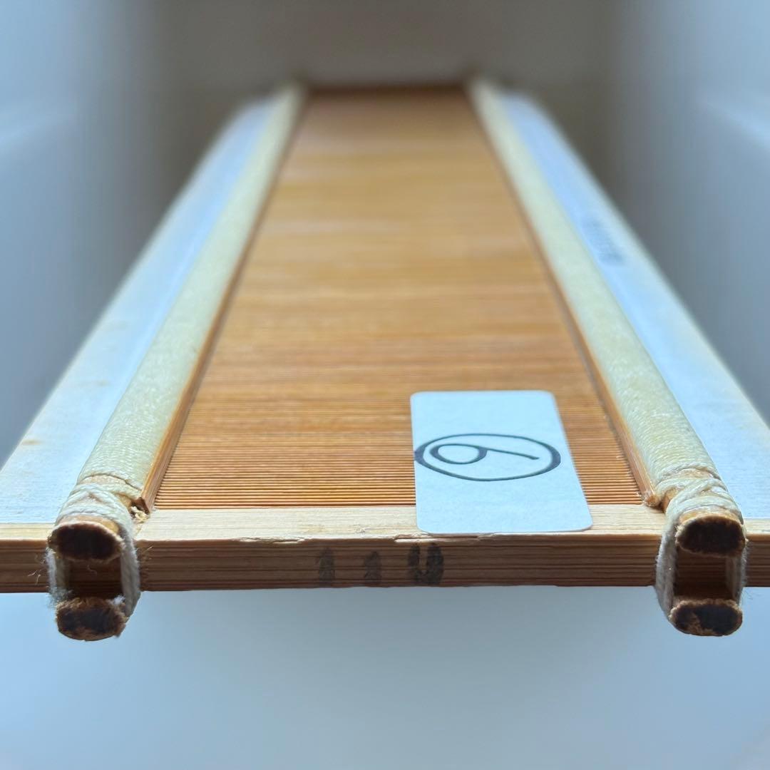 【貴重】⑥竹筬　東京手織機　筬　30羽　機織り　手織り　織器具