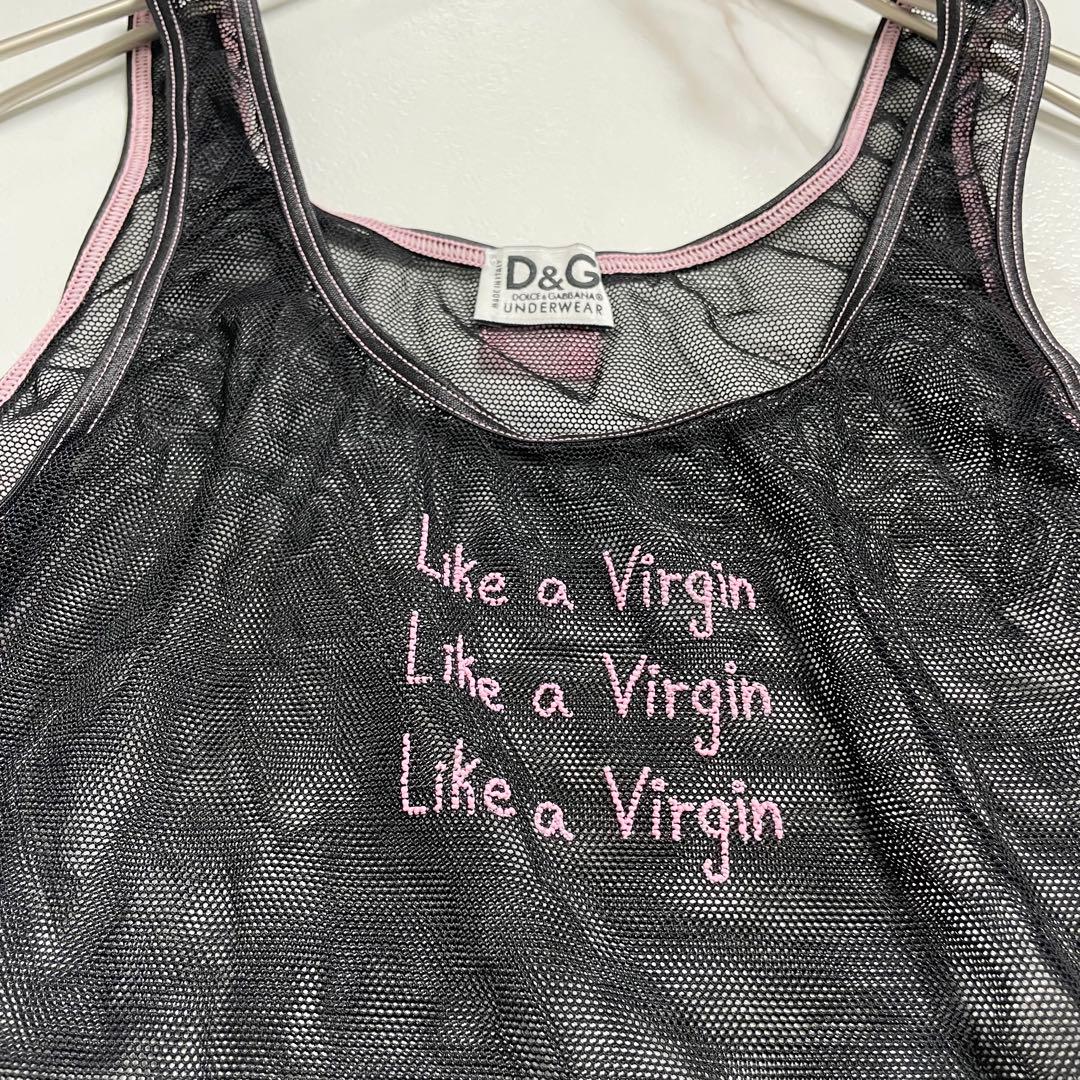 入手困難✨ ドルチェアンドガッバーナ タンクトップ シースルー ブラック