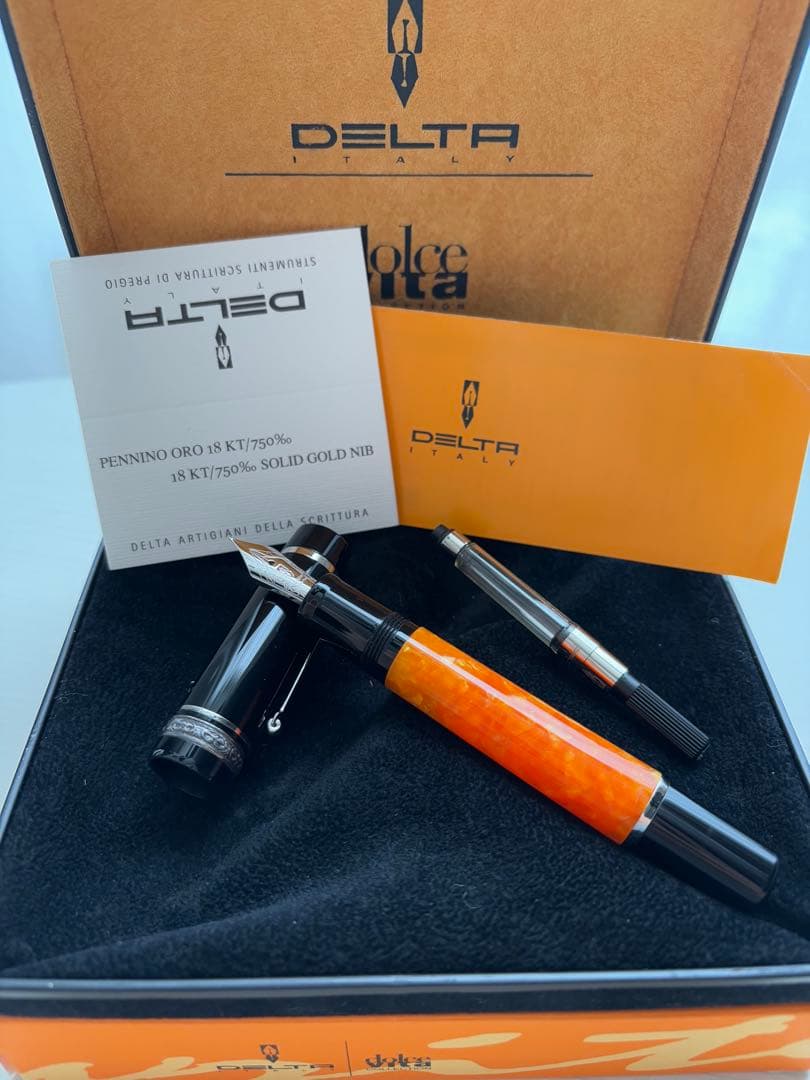 Delta デルタ Dolce Vita ドルチェビータ 万年筆 EF 18k
