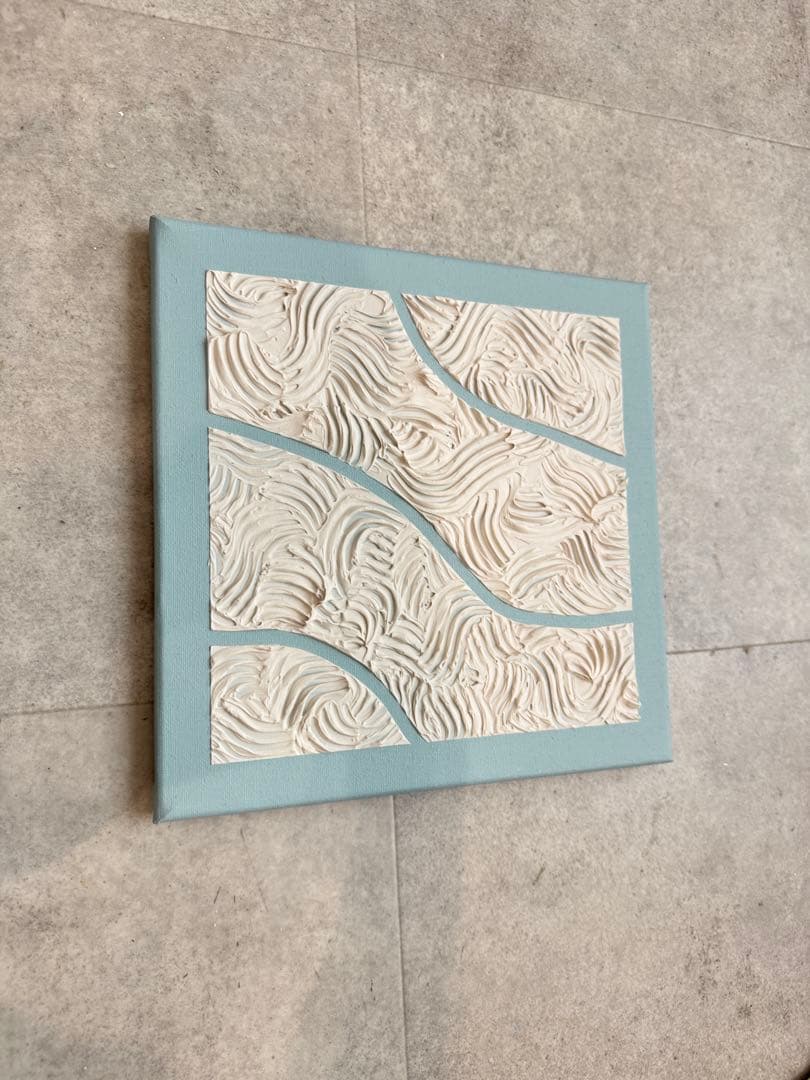 お取り置きアクリル画テクスチャーアートno.67、68抽象画原画キャンバスアート