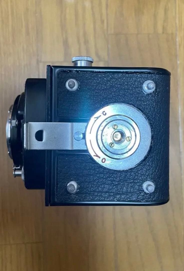 完動美品・Yshicaflex 80mm f3.5・純正フード・作例有