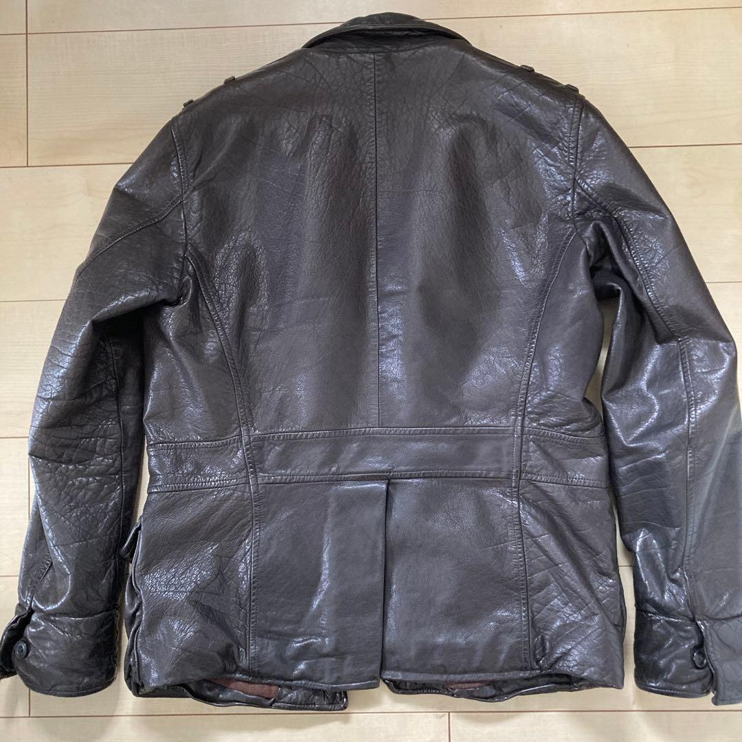 イタリア製 高級 レザージャケット STEWART