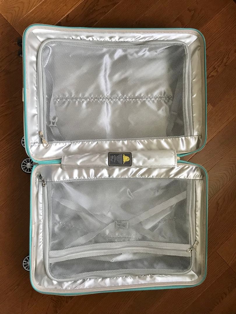 スーツケース 40L キャリーケース　パールホワイト　TSAロック搭載