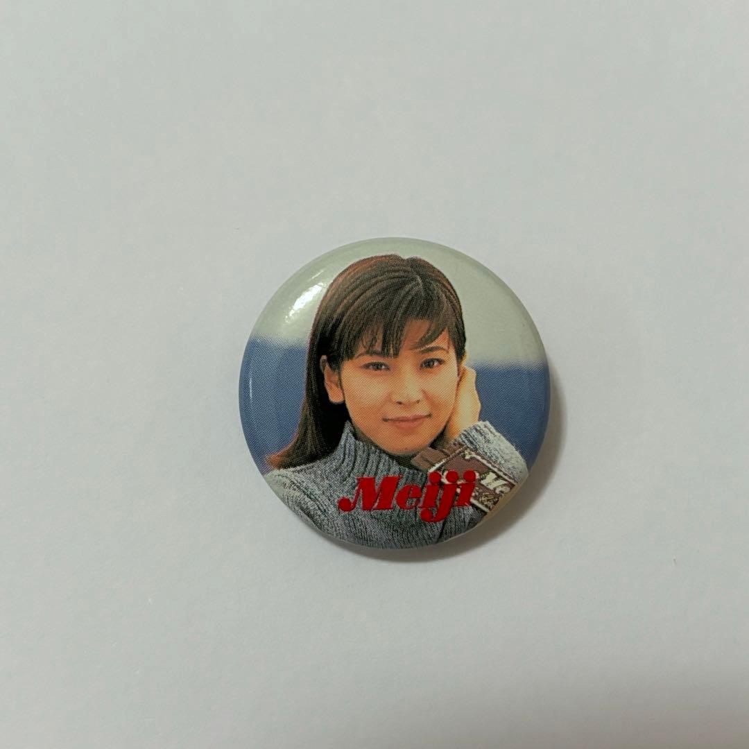 希少　レア　Meiji 森高千里　缶バッジ メルティキッス　24個セット