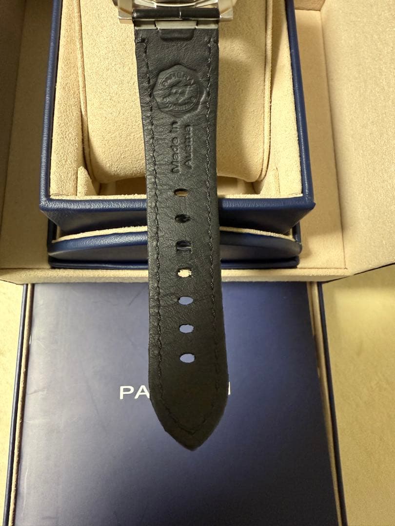 レ*実様 パネライ　ルミノールマリーナクアランタ40mm　箱、保証書、ラバースト