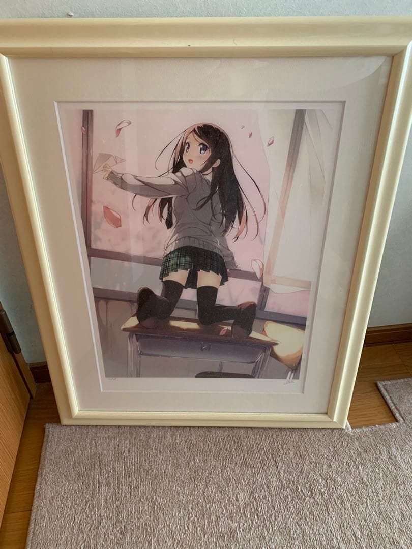 カントク　版画　紙飛行機の未来