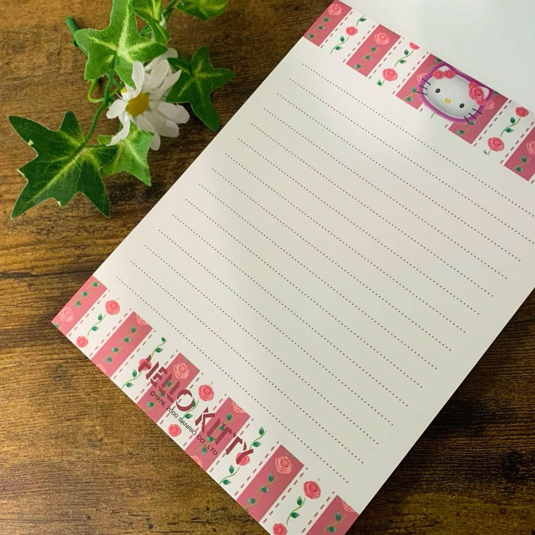 平成レトロ　レア　サンリオ　キティ　ローズ　薔薇　　メモ　2000