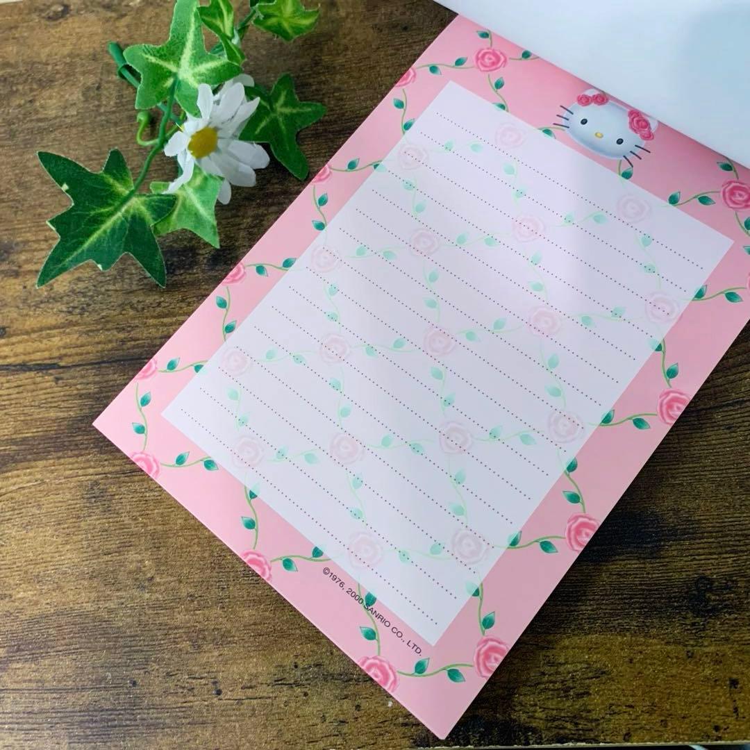 平成レトロ　レア　サンリオ　キティ　ローズ　薔薇　　メモ　2000