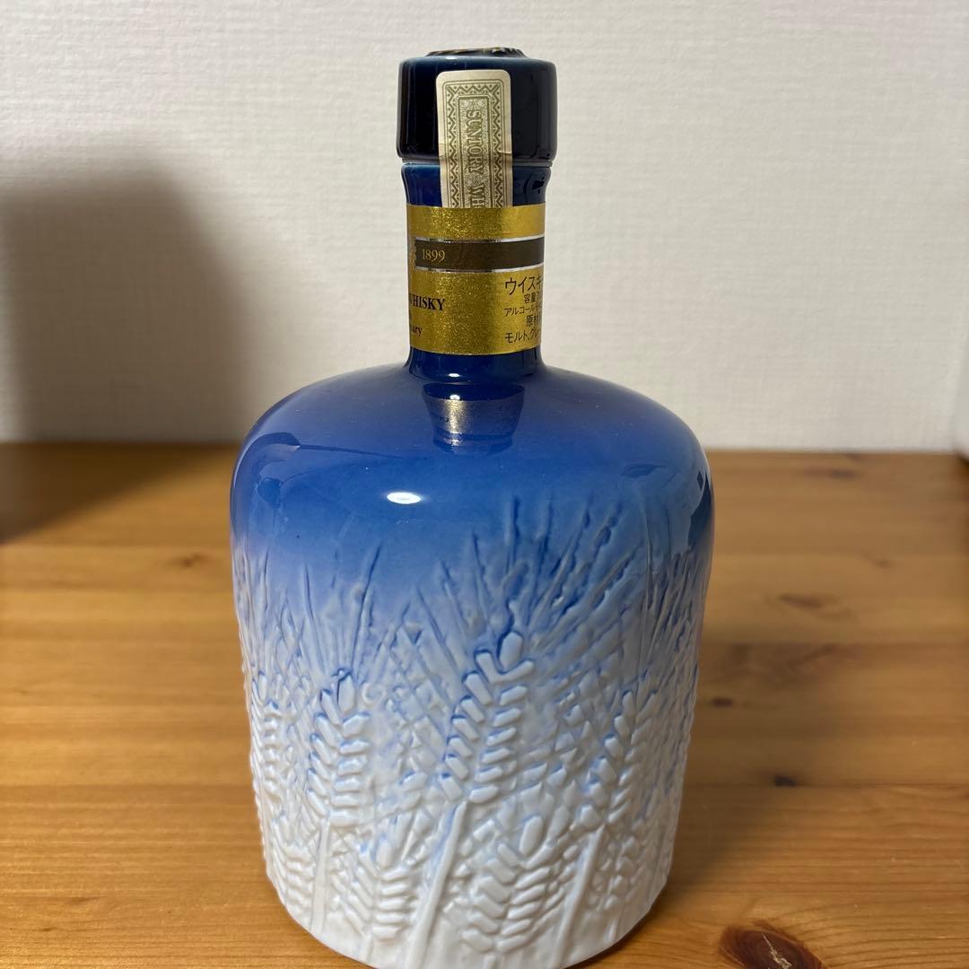 サントリーウイスキー　感謝百年　陶器　記念ボトル　未開封❹