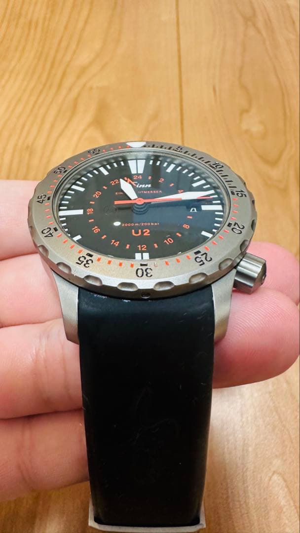 【専用】Sinn U2 ダイバーズウォッチ ラバーベルト