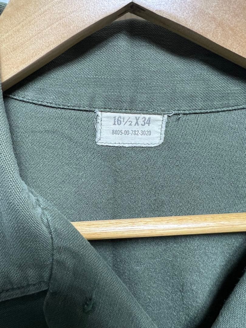 USミリタリー ユーティリティシャツ 16½ x 34 ビンテージ