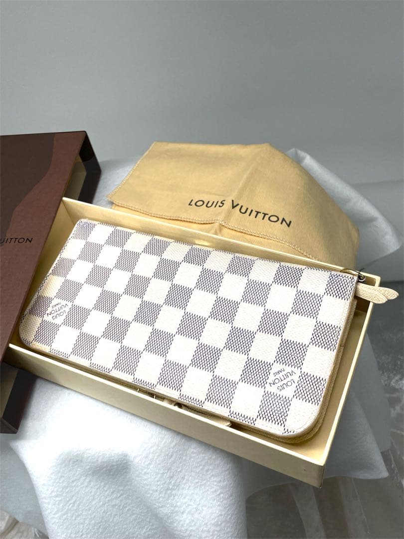 ルイヴィトン　LV N63072 ポルトフォイユ・アンソリット　ダミエアズール