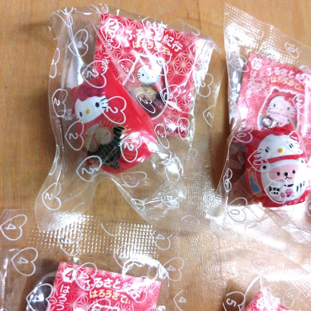 【激レア】ご当地キティマスコット　ふるさと紀行だるまキティ　こけしキティ