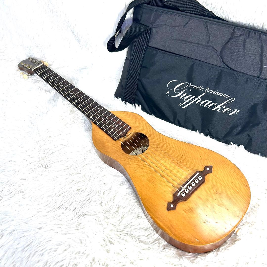 【レア】クロサワ楽器 GIGPACKER GPF-1 トラベルギター　ケース付