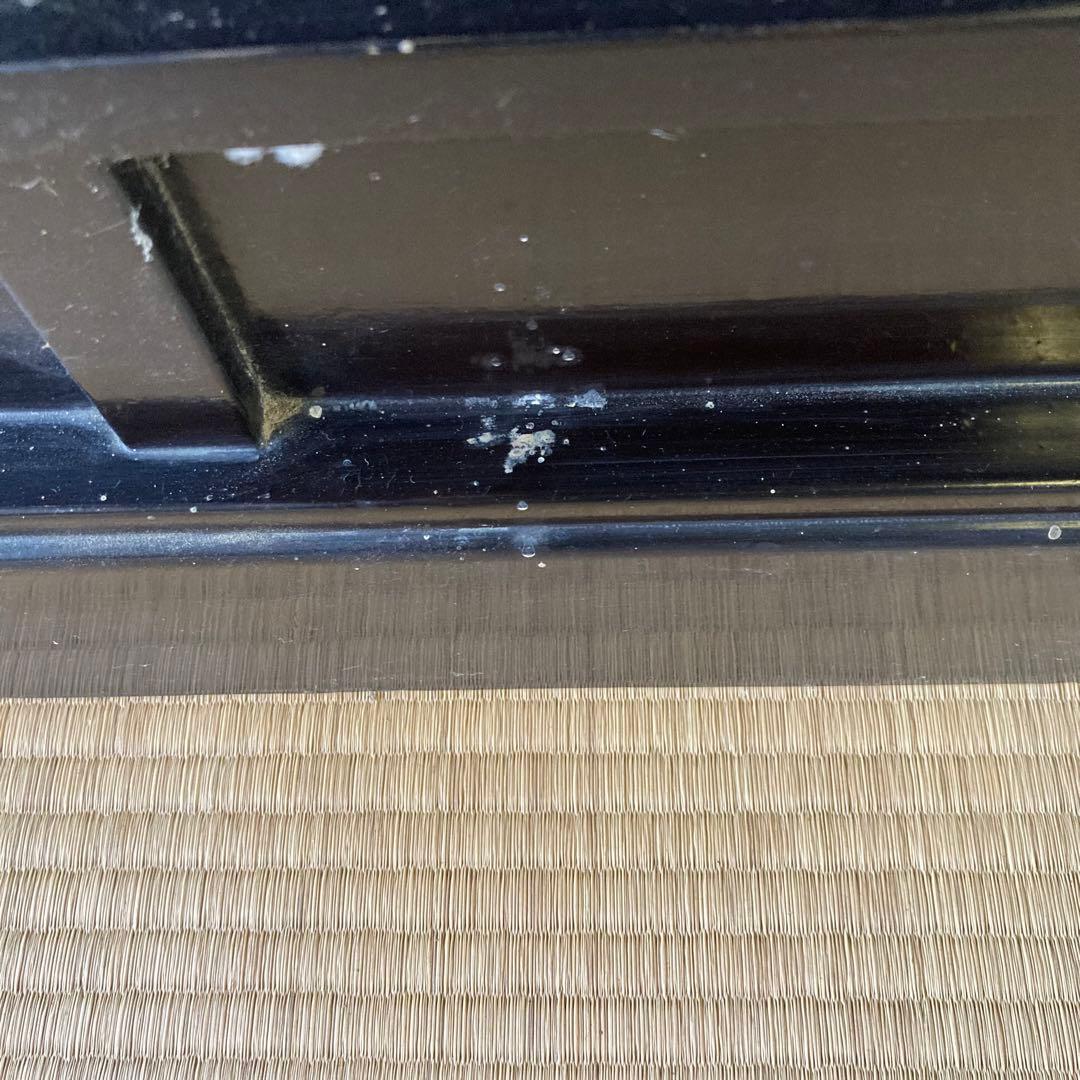 輪島塗　螺鈿細工　飾り棚　茶箪笥　段違い　違棚　黒漆　唐子　高級　和式　アコヤ貝