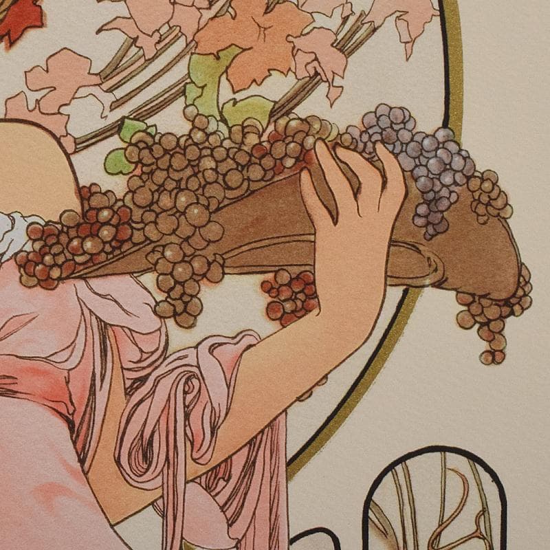 アルフォンス・ミュシャ　シャンパンホワイトスター　189/300　VR8694B