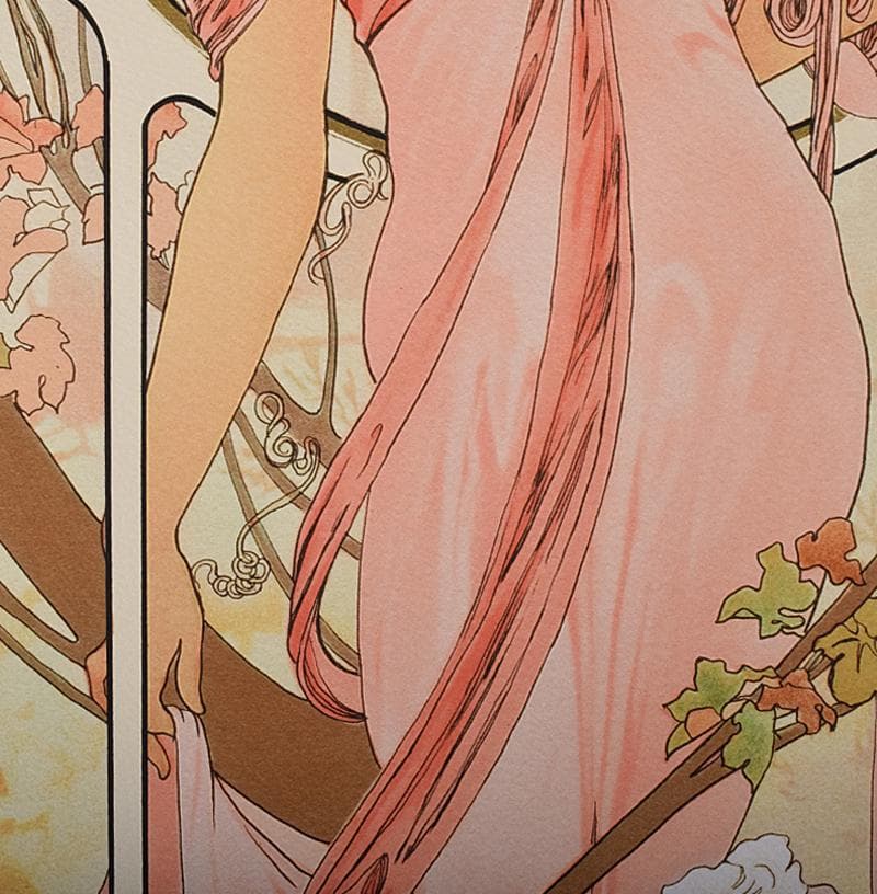 アルフォンス・ミュシャ　シャンパンホワイトスター　189/300　VR8694B