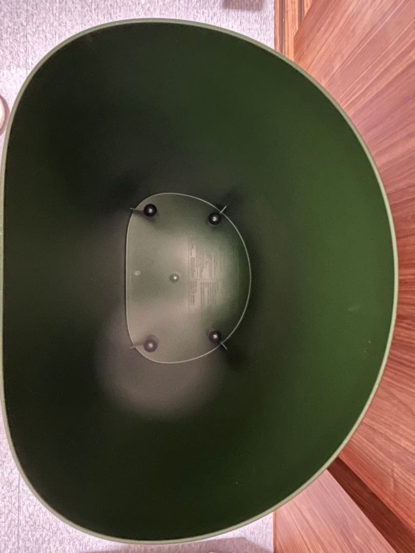 無印良品 ポリプロピレンスタッキングスツール 3脚 レンガ ダークブル グリーン