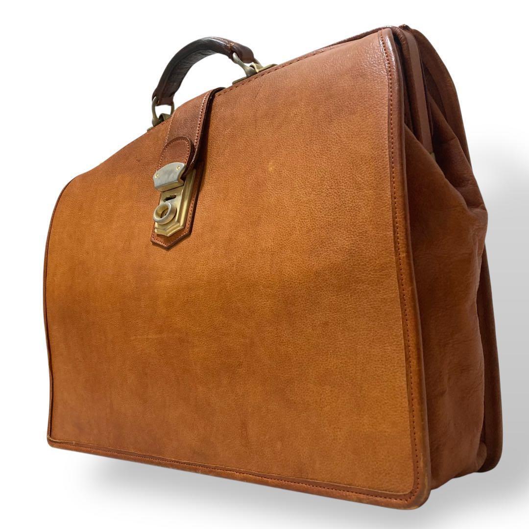 【ヴィンテージ】ポーター　ビジネスバッグ　キャリーケース　キャメル　レザー　本革