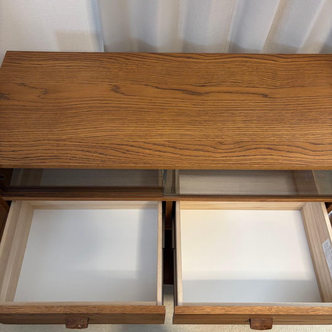 unico テレビボード  クルト オーク材 幅100cm