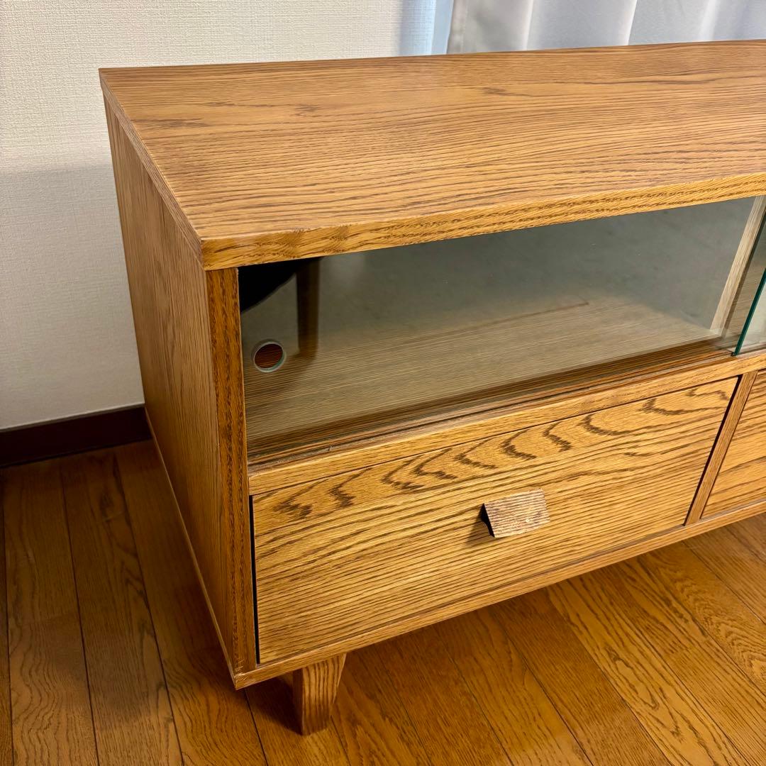 unico テレビボード  クルト オーク材 幅100cm