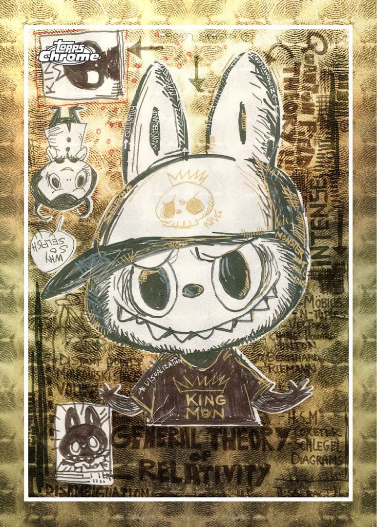 その他 2025 Topps Chrome Labubu 1box