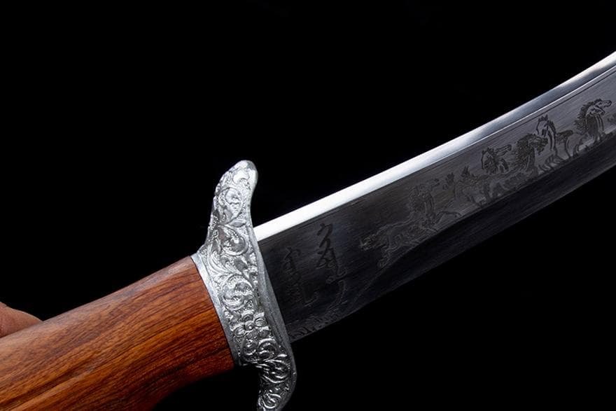 鳴馬蒙古刀 日本刀 模造刀 居合刀