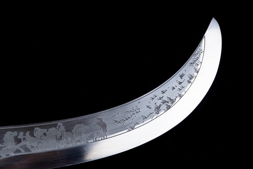 鳴馬蒙古刀 日本刀 模造刀 居合刀