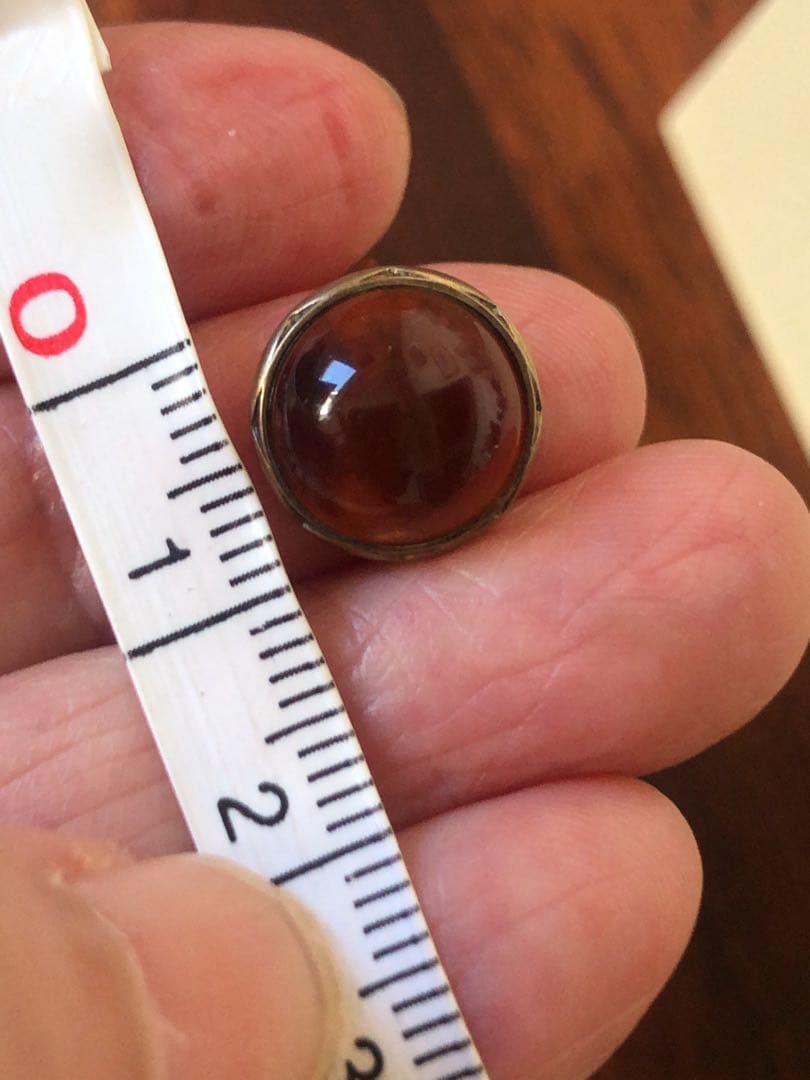 【専用】美品♡アガット アンバーピアス【プレーヌ・リュヌ】