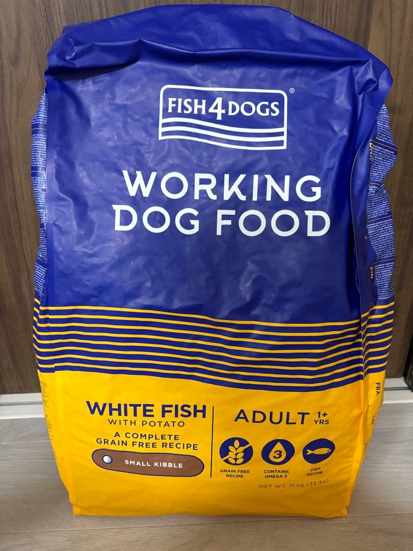 フィッシュ４ドッグ　ホワイトフィッシュ　１５キロ