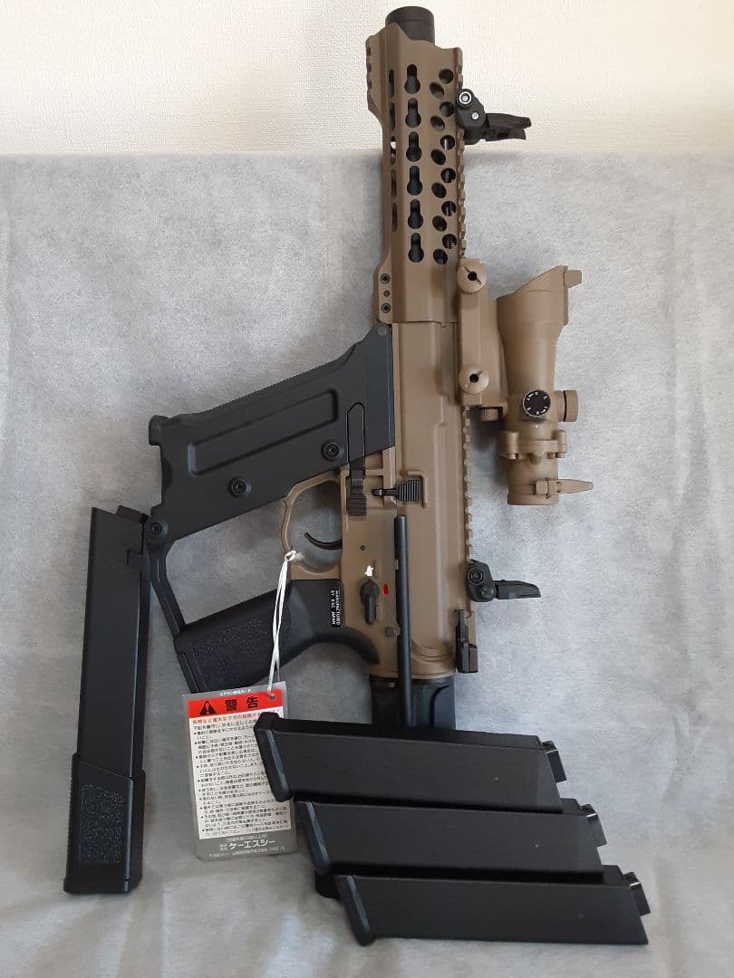 KSC STRAC TEG コンパクト 電動ガン 18歳以上 タンカラー 限定品