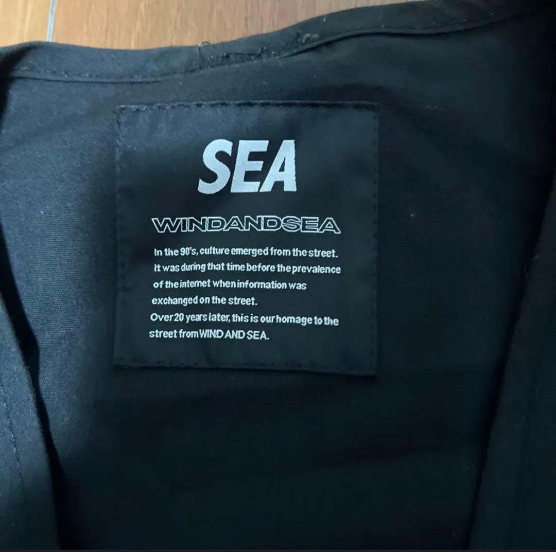 WIND AND SEA ブラック ベスト