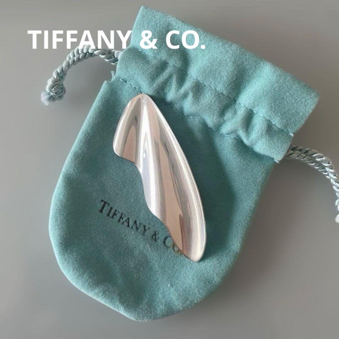 ピアノ★Tiffany エルサペレッティ フェザー ブローチ　シルバー