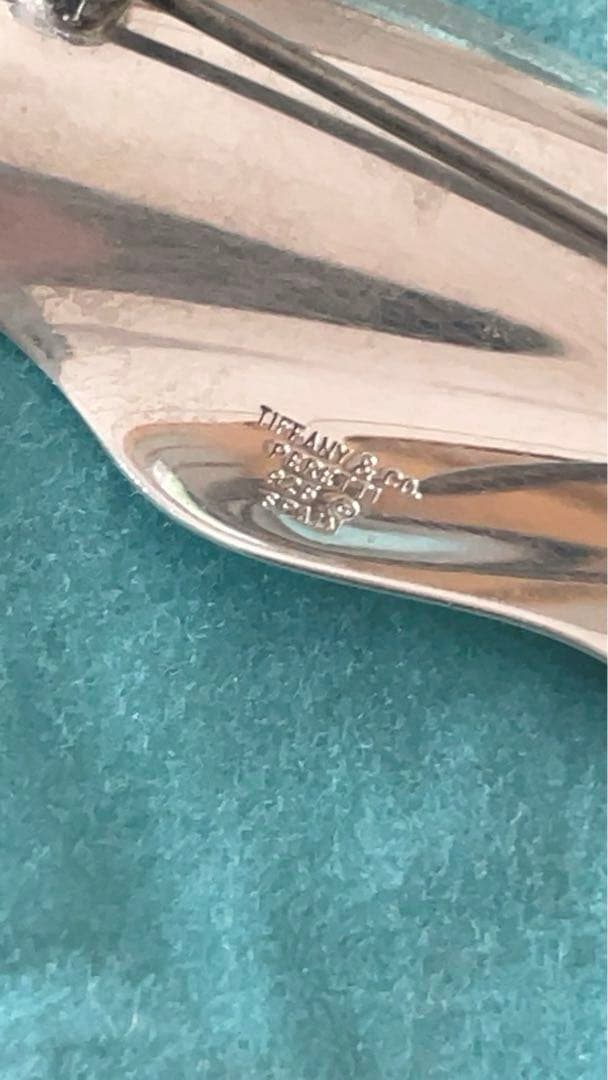 ピアノ★Tiffany エルサペレッティ フェザー ブローチ　シルバー