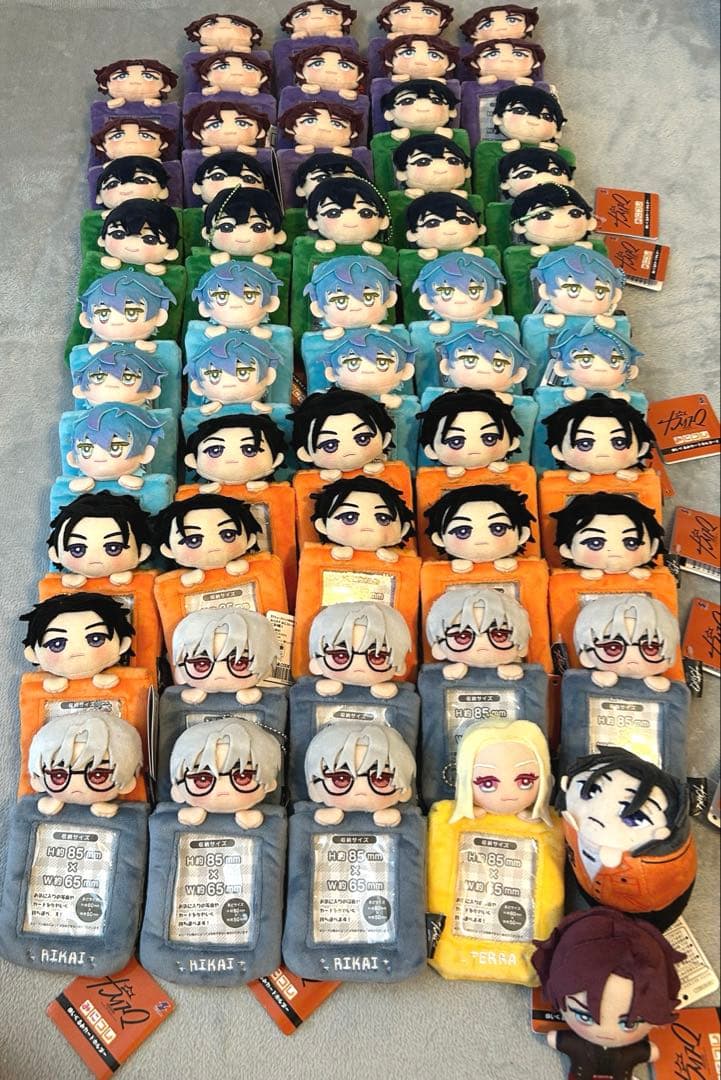 カリスマ　みにコレ ぬいぐるみ カードホルダー 53個＋ぬい２個