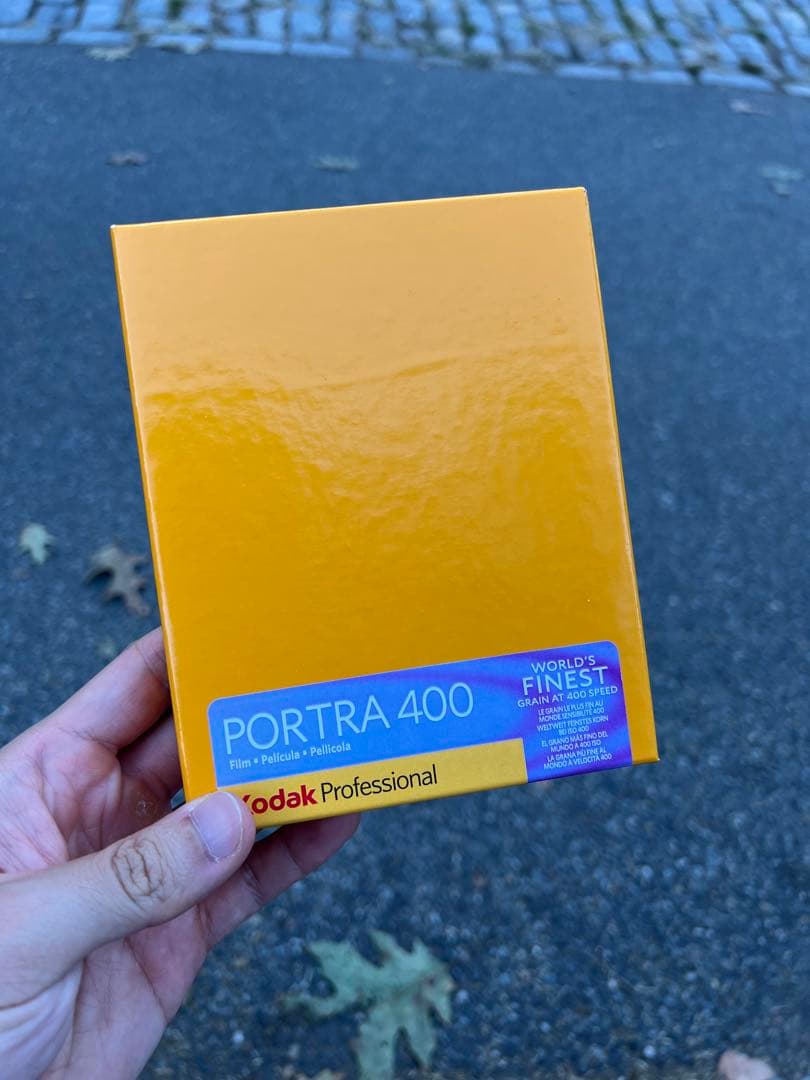 新品 コダックカラーネガフィルム　ポートラ400 4×5