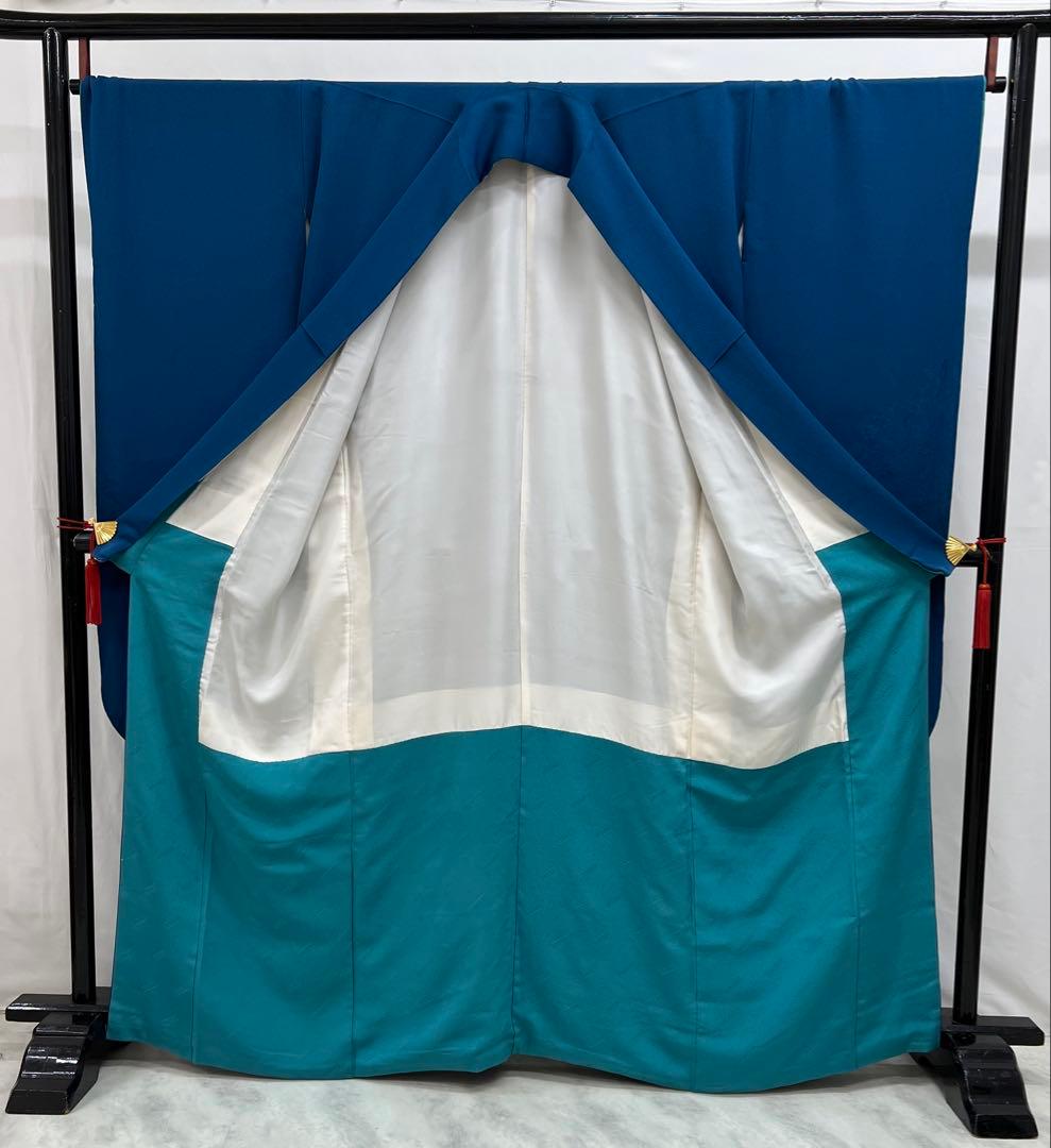 振り袖　フルセット　別誂長襦袢　高級寿光織　寛斎　落款　無地　パーティー　599