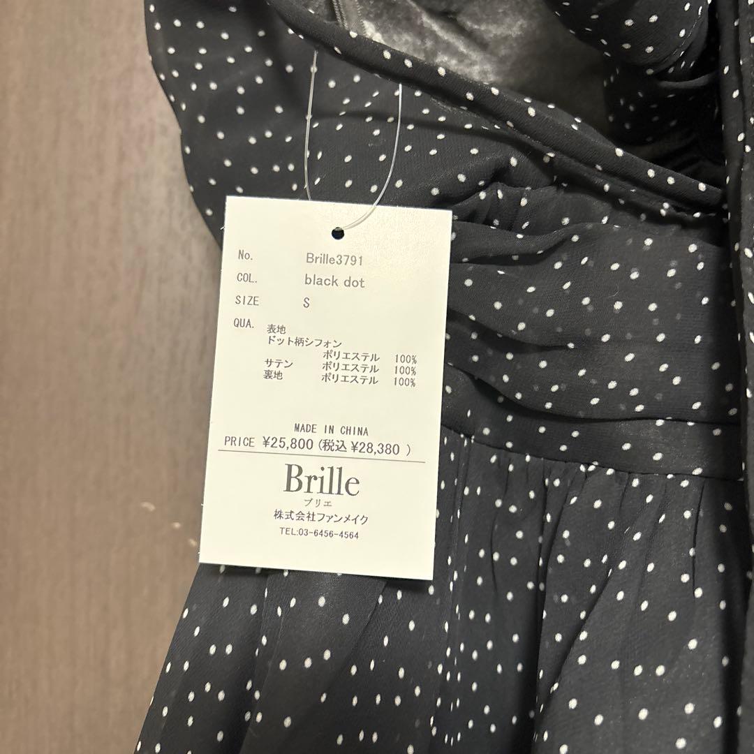 【ブリエ】brille れみれみちゃんドレス　ローブドフルール　Sサイズブラック