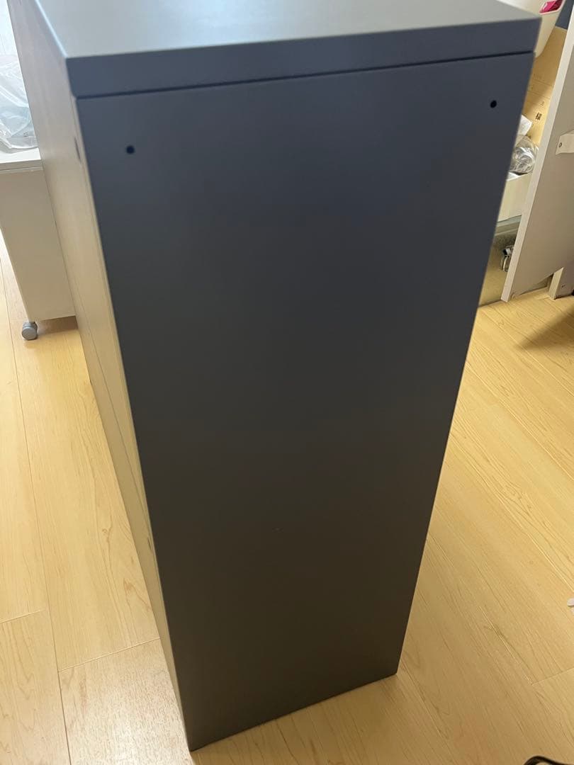 【値下げ不可】IKEA イーヴァル　ivar グレー　扉付　メッシュ