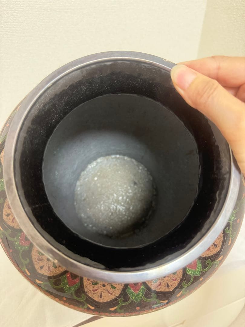 七宝焼　壺　花瓶　置物　アンティーク　コレクション