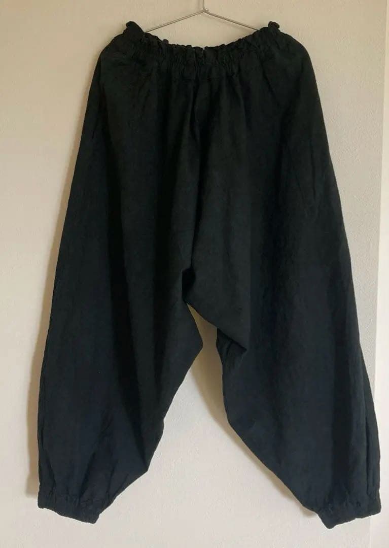 ヂェン先生の日常着 バルーンパンツ ブラック 黒 Mサイズ 厚手 新品未使用