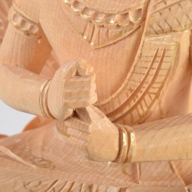 仏教美術　桧彫刻　大日如来像　仏像　華鬘台　C　8882