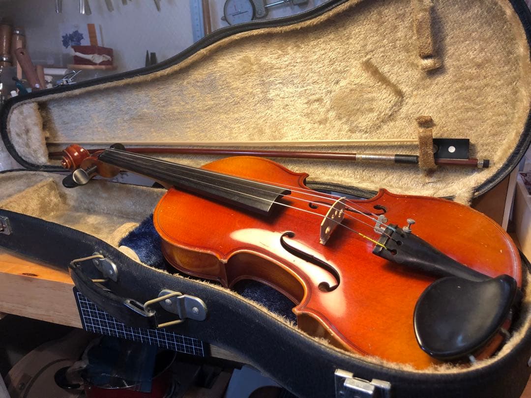 【駒&魂柱調整済】Suzuki分数バイオリンNo300 1/2 1987