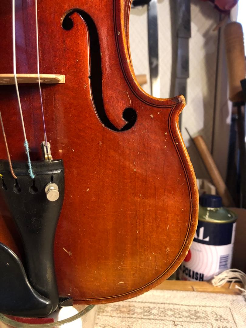 【駒&魂柱調整済】Suzuki分数バイオリンNo300 1/2 1987