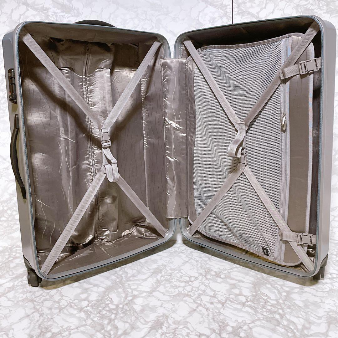 良品　大容量　ゼロハリバートン スーツケース 約73L ブルーグレー