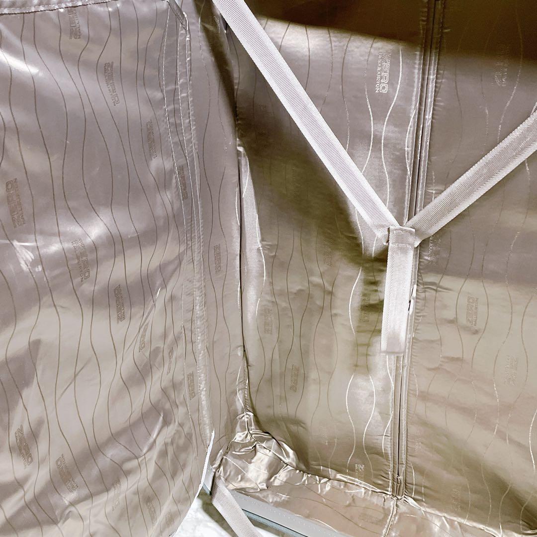 良品　大容量　ゼロハリバートン スーツケース 約73L ブルーグレー