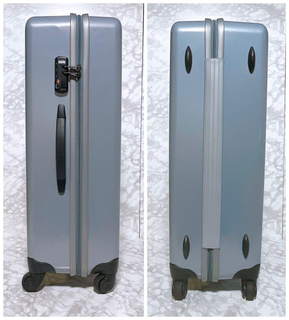 良品　大容量　ゼロハリバートン スーツケース 約73L ブルーグレー
