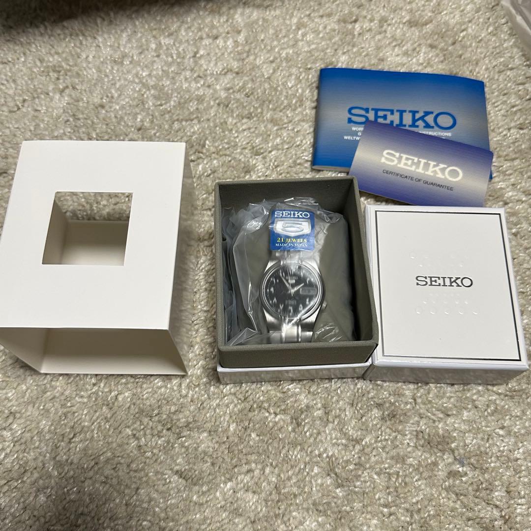【未使用品】 SEIKO5 (SNK063J5) Fragment 藤原ヒロシ着