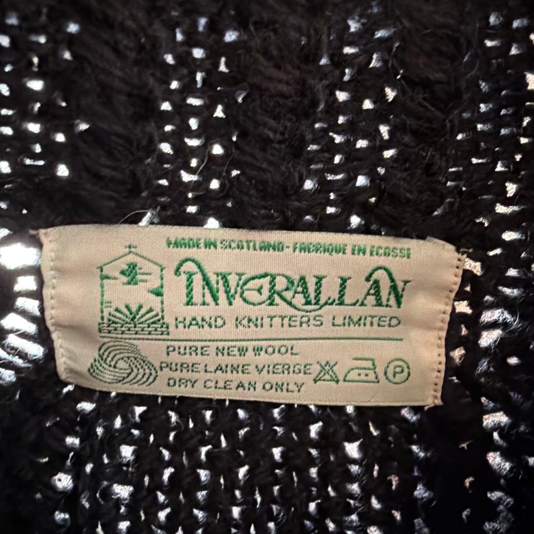 【送料込み】インバーアラン　ニット　カーディガン【美品】
